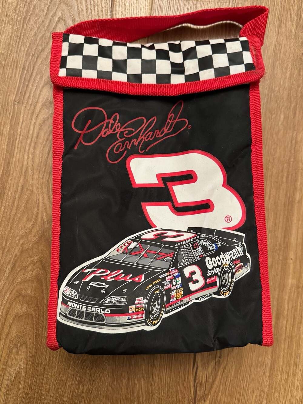 Vintage Dale Earnhardt Sr. #3 GM Goodwrench Service Plus Insulated Lunch Bag Coo